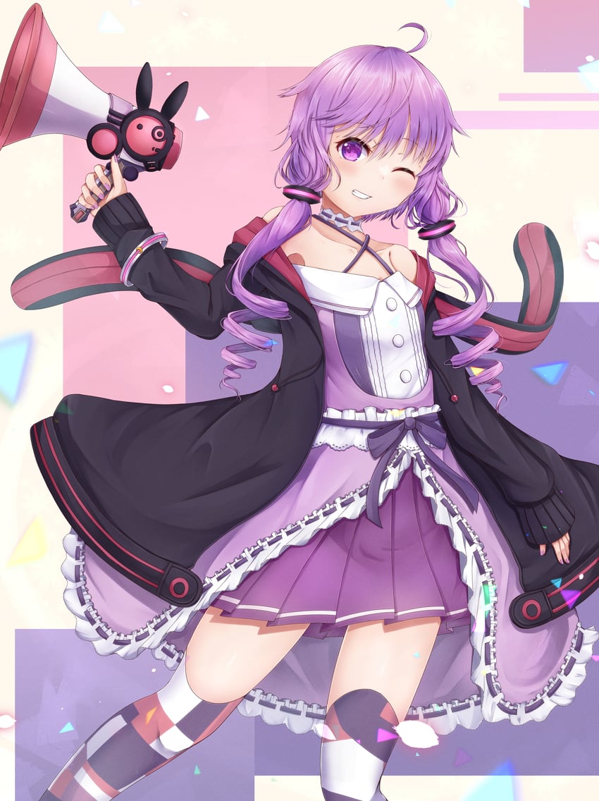 yuzuki yukari (vocaloid and 1 more) drawn by shirua_(s4-42424)