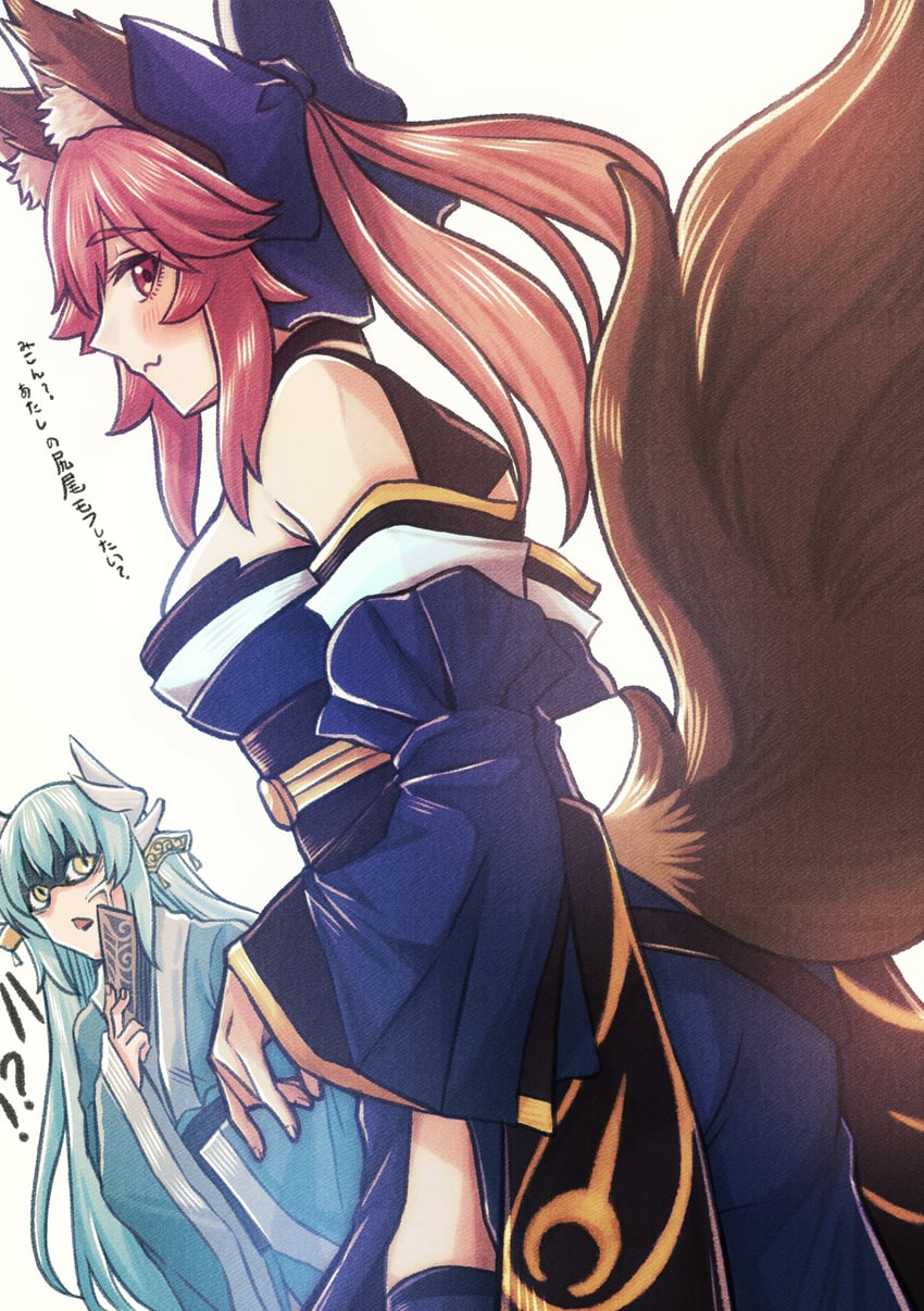 tamamo, tamamo no mae, and kiyohime (fate and 2 more) drawn by 021_shiro
