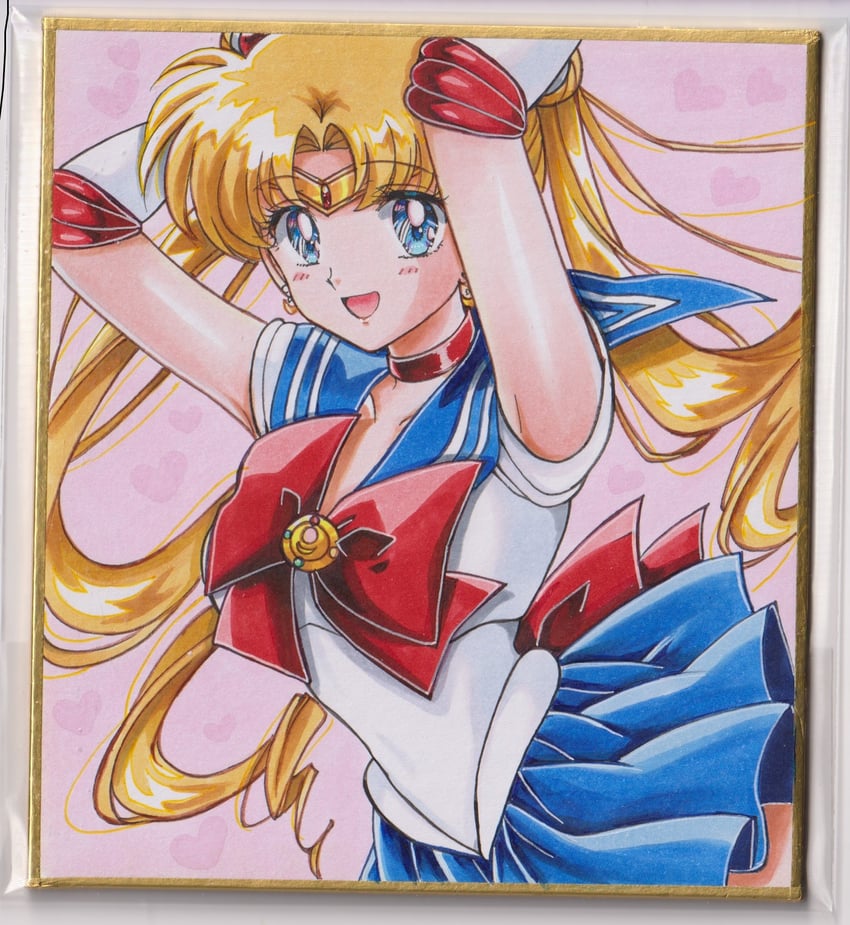 tsukino usagi and sailor moon (bishoujo senshi sailor moon) drawn by user_kztc4472