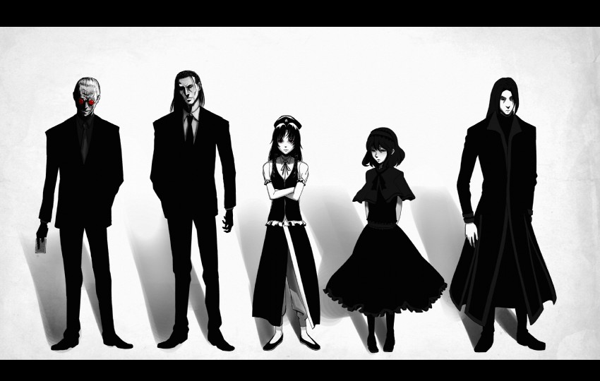 alice margatroid, hong meiling, hei meiling, gustav munchausen, oswald, and 2 more (original and 6 more) drawn by naomine