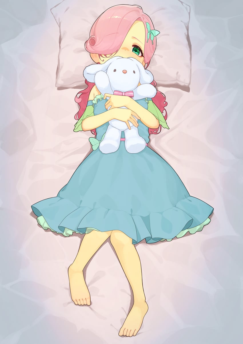 fluttershy (my little pony and 2 more) drawn by dekasuji