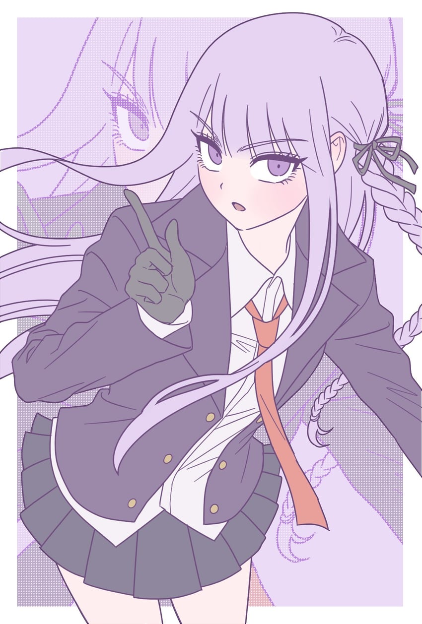 kirigiri kyoko (danganronpa and 1 more) drawn by nyanyamichiaki
