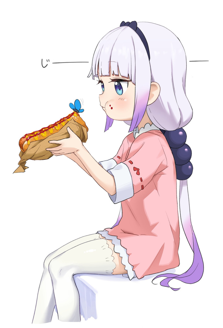kanna kamui (kobayashi-san chi no maidragon) drawn by chagama_teishoku