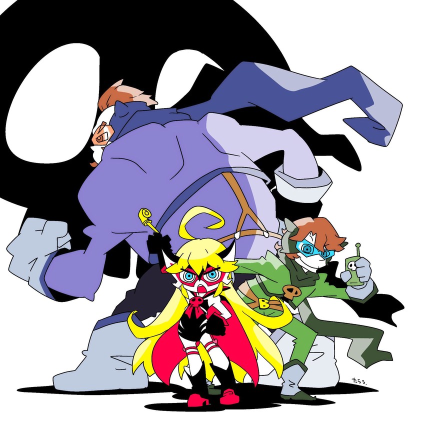 doronjo, leopard, boyakki, tonzura, elephantus, and 1 more (time bokan and 2 more) drawn by karaagetarou