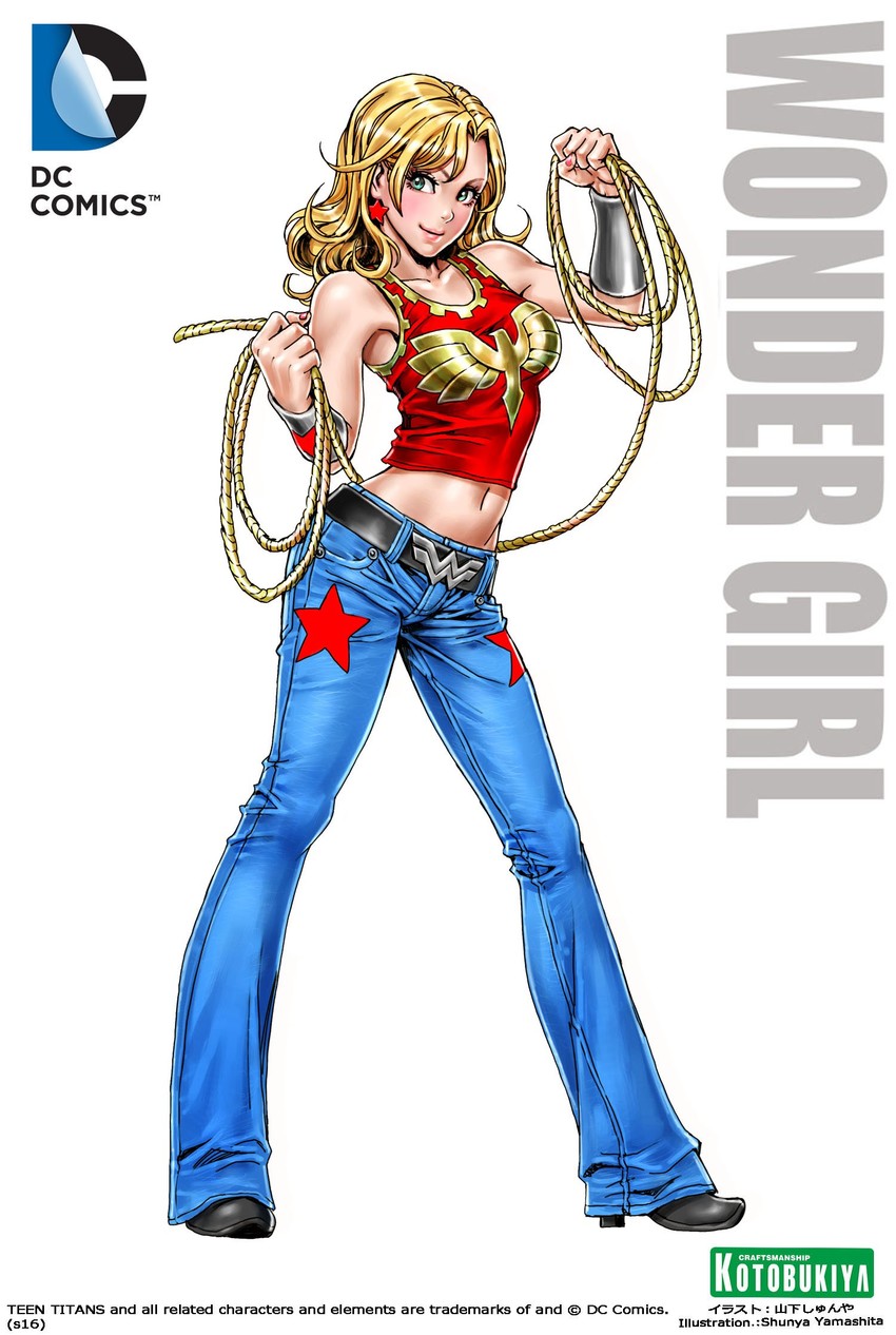 wonder girl and cassie sandsmark (dc comics and 1 more) drawn by yamashita_shun'ya