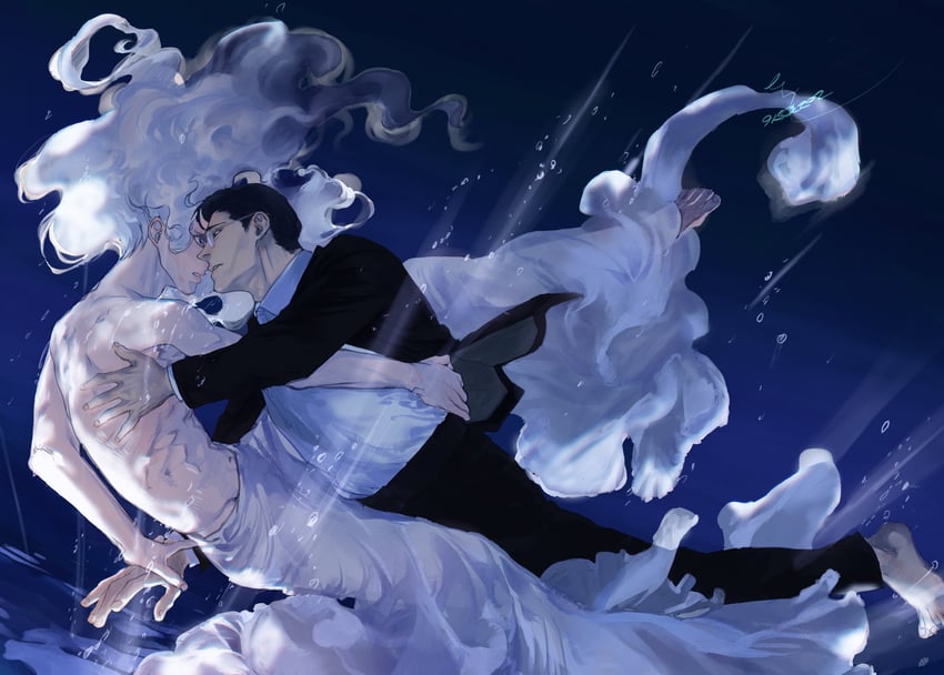 hinrigh biganduffno and ken'i wang (hunter x hunter) drawn by almostghost