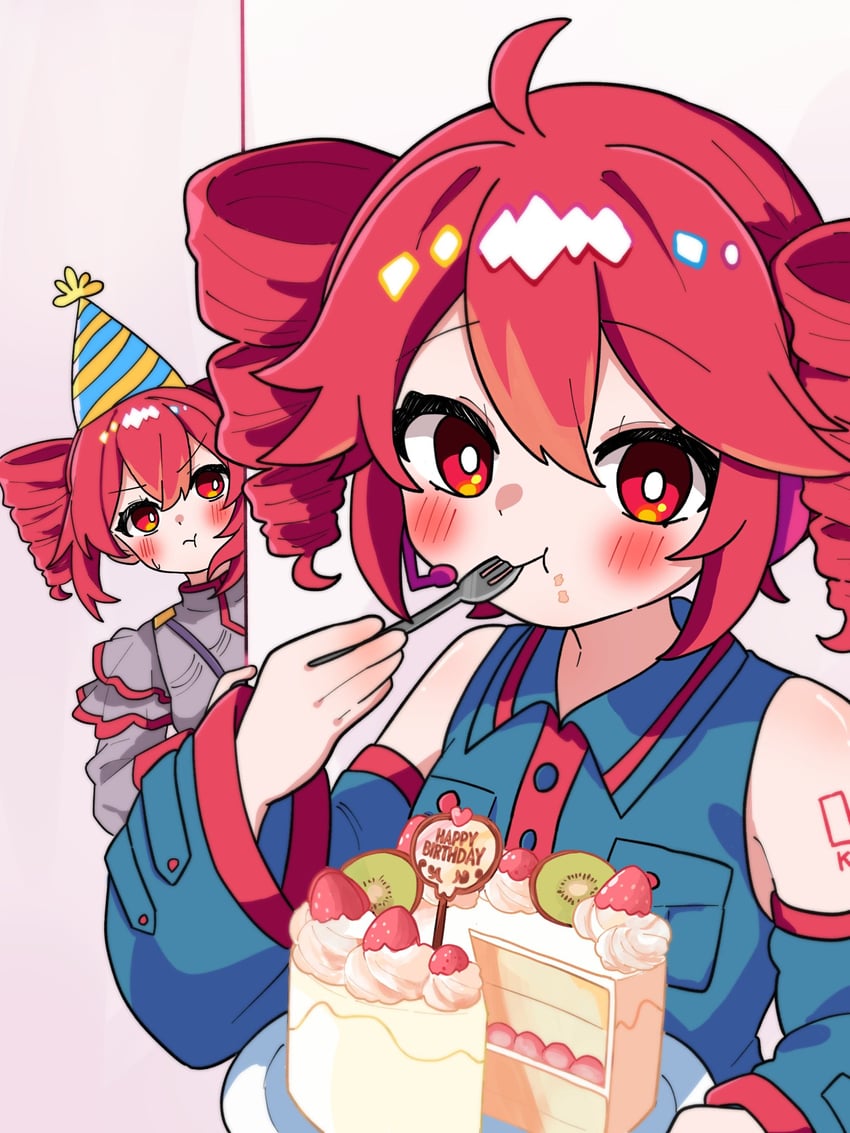 kasane teto (utau and 1 more) drawn by haru_maron