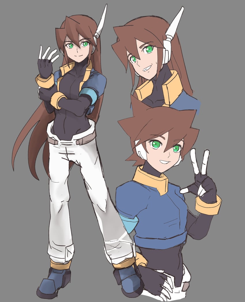 vent (mega man and 2 more) drawn by raica_(khongbautroi)