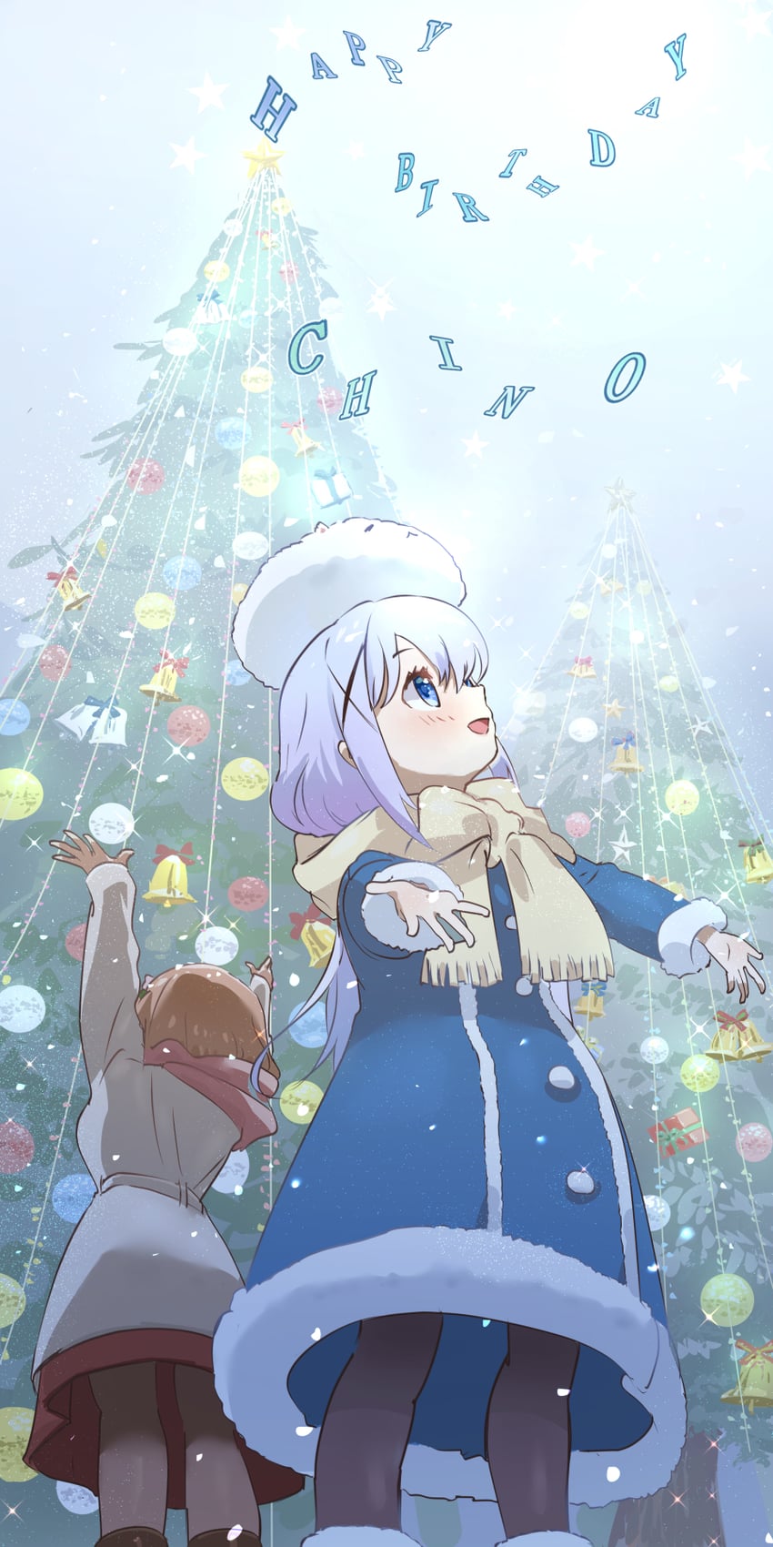 kafuu chino, hoto cocoa, and tippy (gochuumon wa usagi desu ka?) drawn by kyarahiba