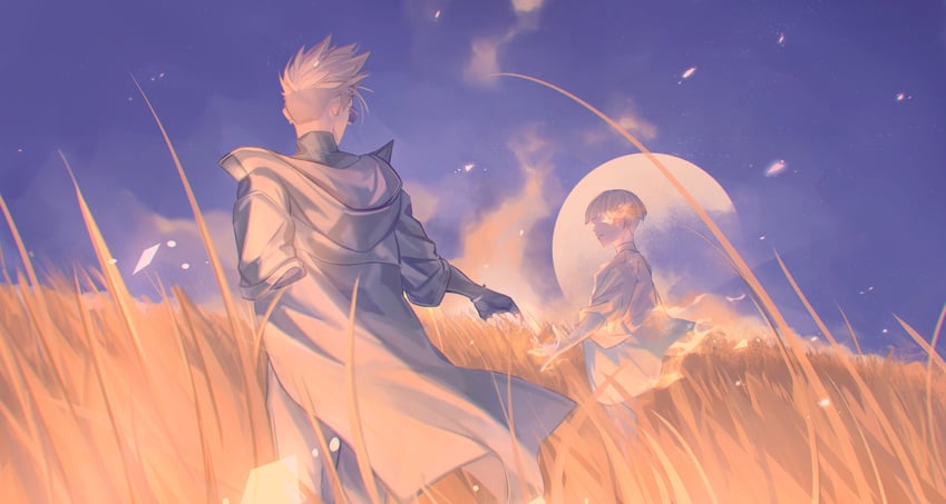 vash the stampede and millions knives (trigun and 1 more) drawn by yakikesen