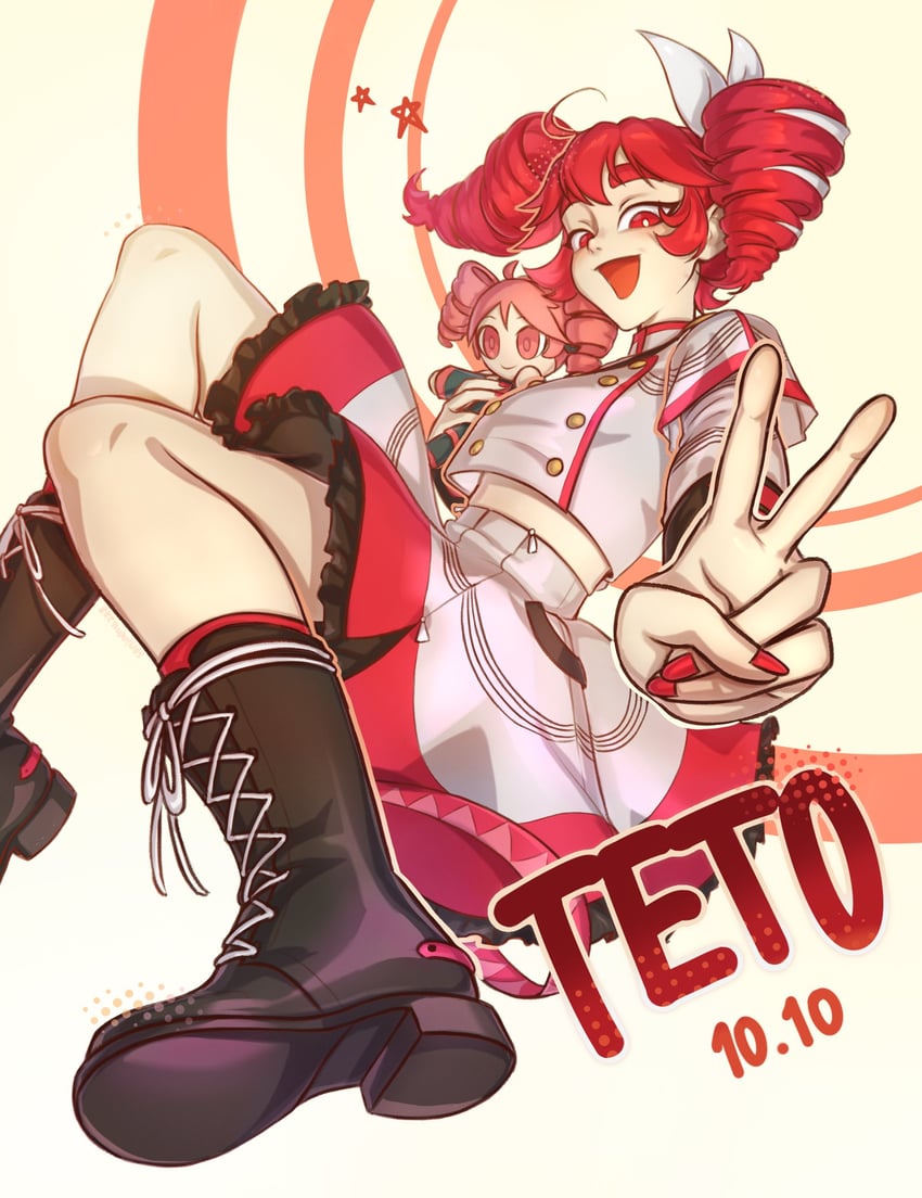 kasane teto (utau and 1 more) drawn by sonjamu288