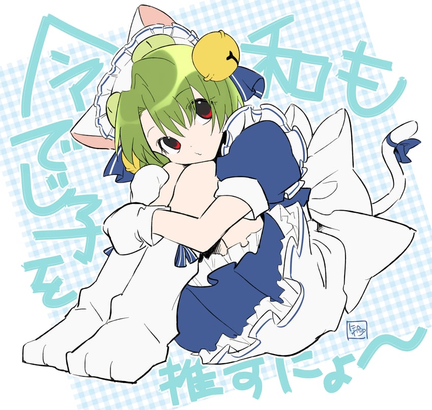 dejiko and broccodess (di gi charat and 1 more) drawn by hakoniwa_(5ma_suke)