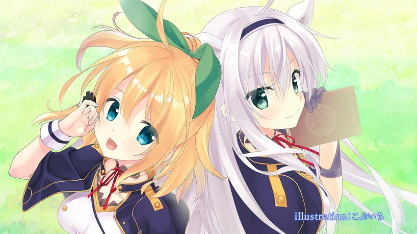 sistine fibel and rumia tingel (rokudenashi majutsu koushi to akashic record) drawn by kobuichi