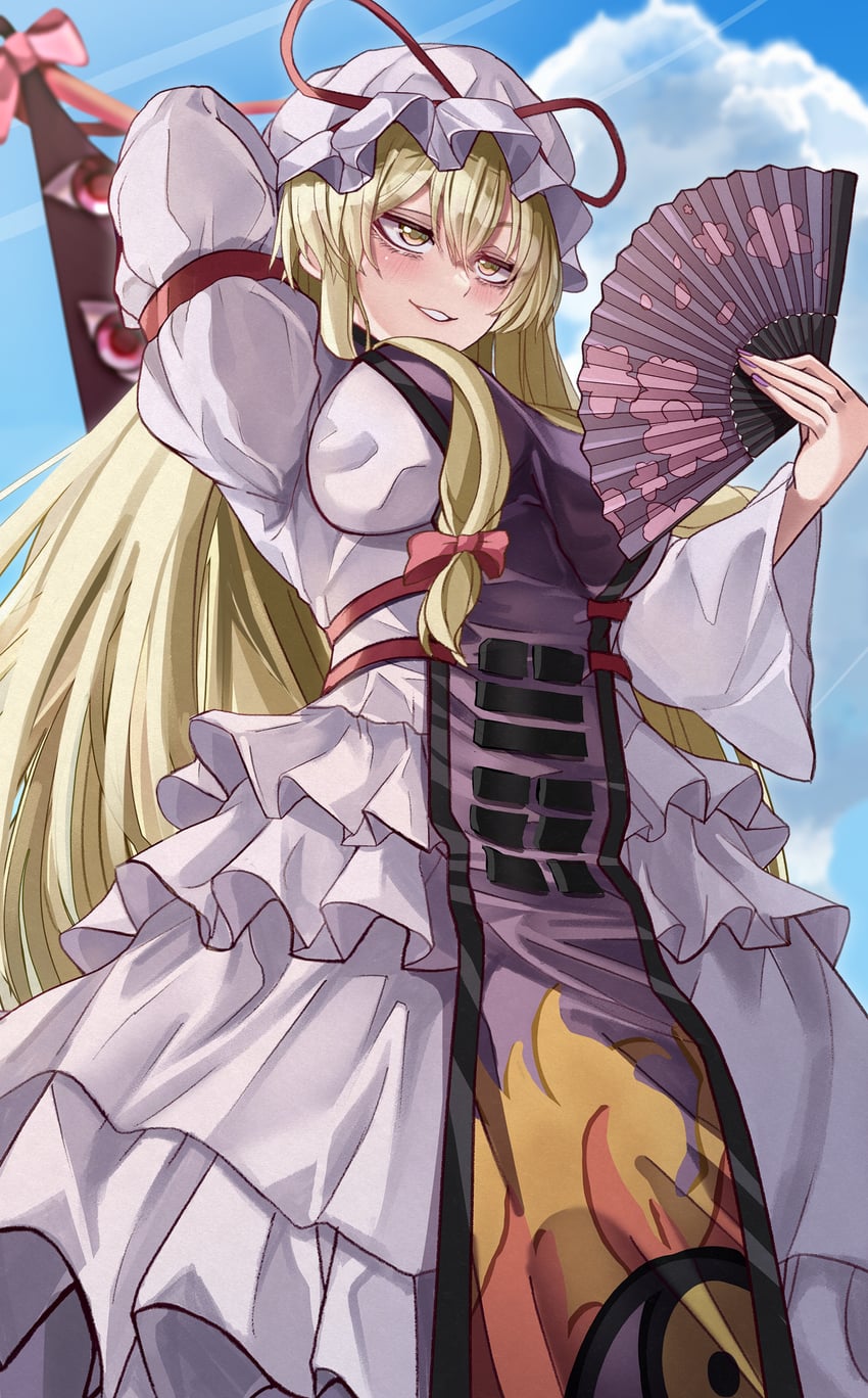 yakumo yukari (touhou) drawn by mahoro_(minase_mahoro)
