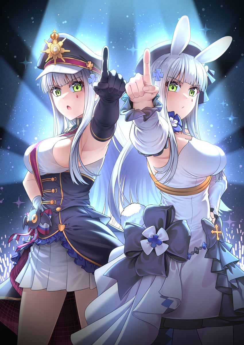 hk416 and clukay (girls' frontline and 1 more) drawn by senpaihawkkun