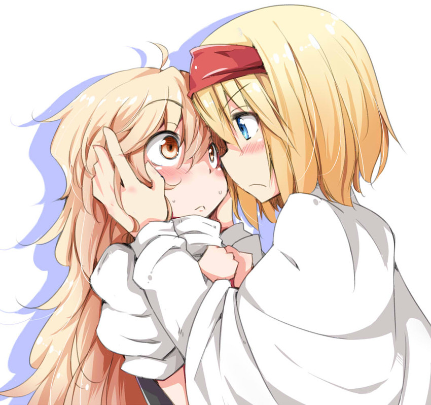 kirisame marisa and alice margatroid (touhou) drawn by chata_maru_(irori_sabou)
