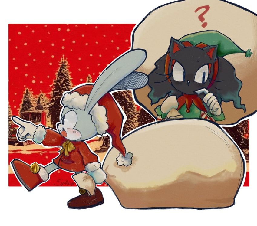 sonic the hedgehog and blaze the cat (sonic) drawn by spidercheetos