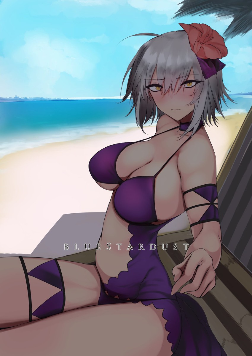 jeanne d'arc alter (fate and 1 more) drawn by kojima_(blue_stardust)