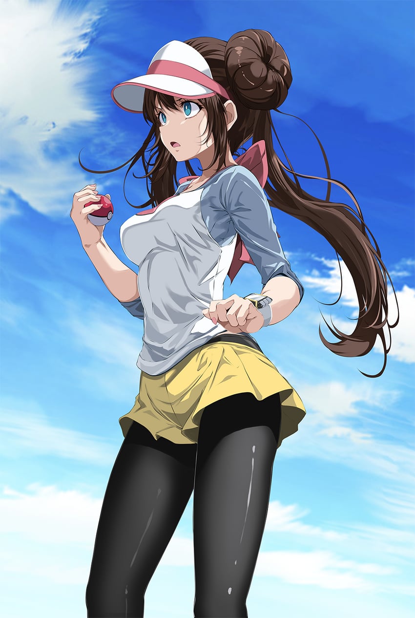 rosa (pokemon and 1 more) drawn by tsukishiro_saika