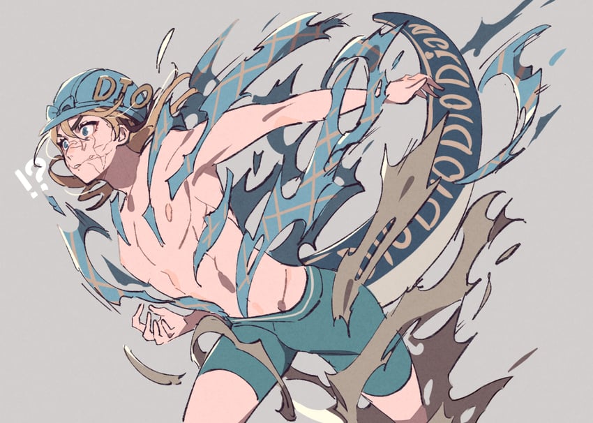 diego brando and scary monsters (jojo no kimyou na bouken and 1 more) drawn by namihaya