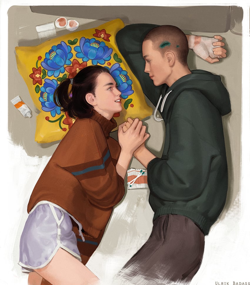 valentine and reggie (rustfiends) drawn by ulrikbadass