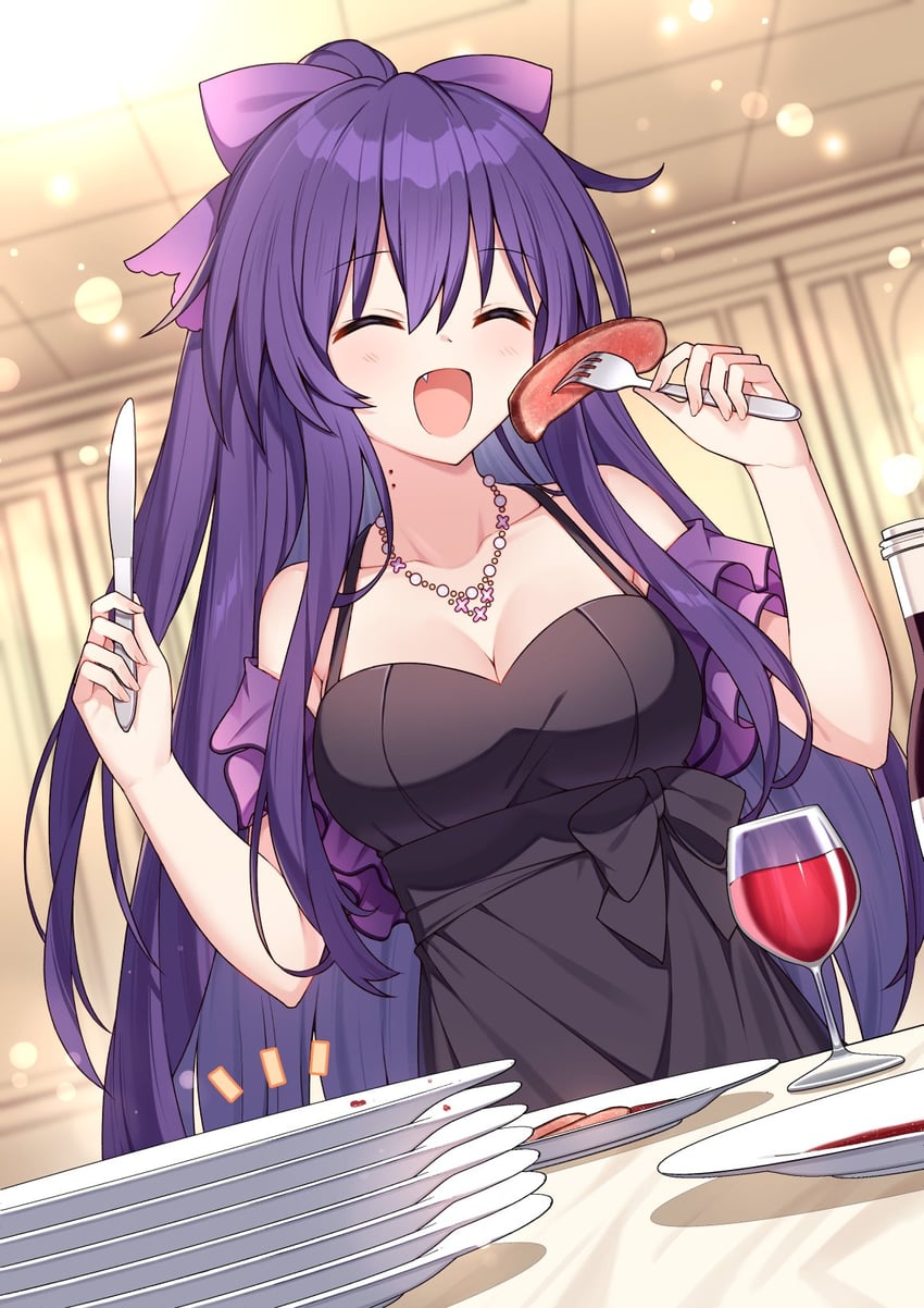 yatogami tohka (date a live) drawn by t@ke-g