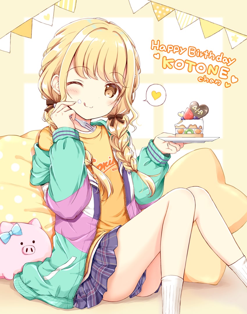 fujita kotone (idolmaster and 1 more) drawn by nanase_miori