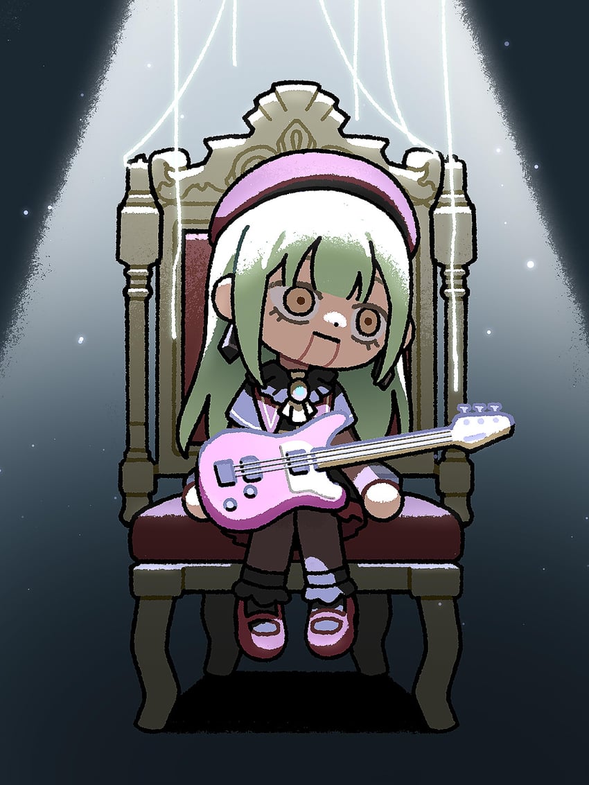 wakaba mutsumi and mortis (bang dream! and 1 more) drawn by shao_(shaorouhong)
