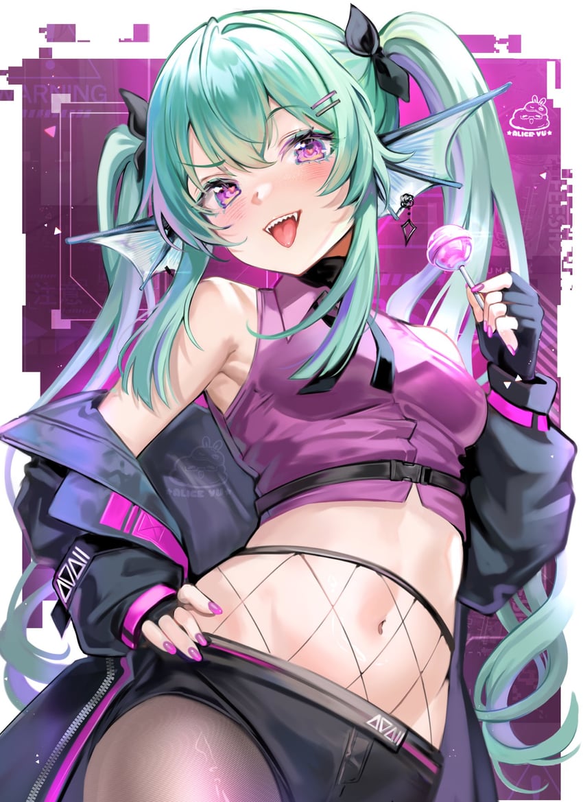 finana ryugu (nijisanji and 1 more) drawn by alice_vu