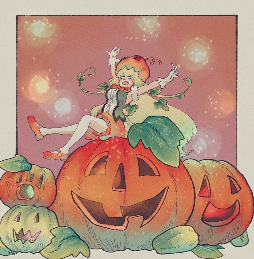 jack-o'-lantern (kemono friends and 1 more) drawn by shimazoenohibi