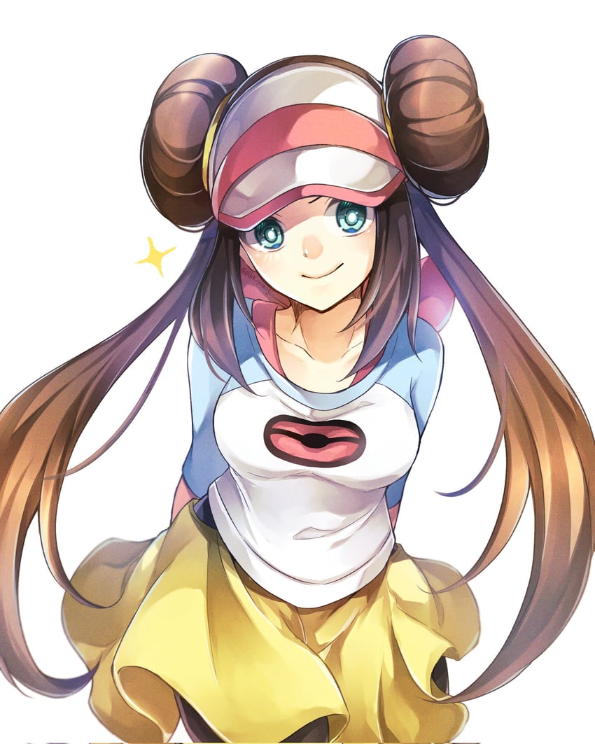 rosa (pokemon and 1 more) drawn by yomogi_(black-elf)