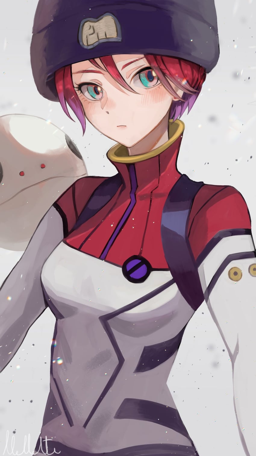 amate yuzuriha and haro (gundam and 1 more) drawn by momoiti