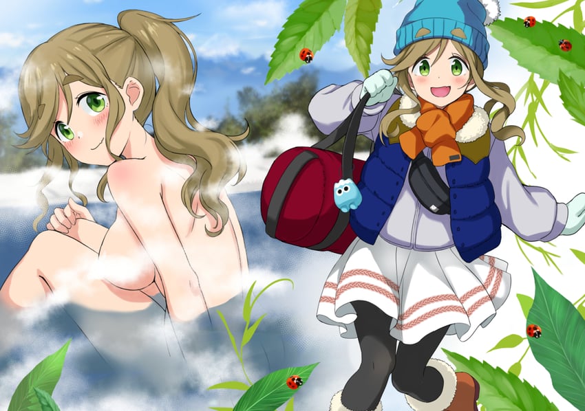 inuyama aoi (yurucamp) drawn by mirai_denki