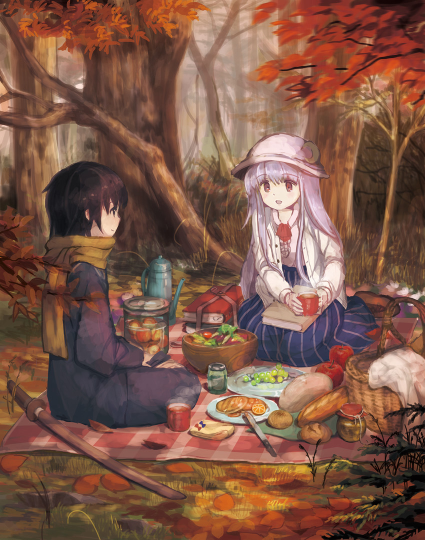 patchouli knowledge (original and 1 more) drawn by kouka_(mrakano5456)