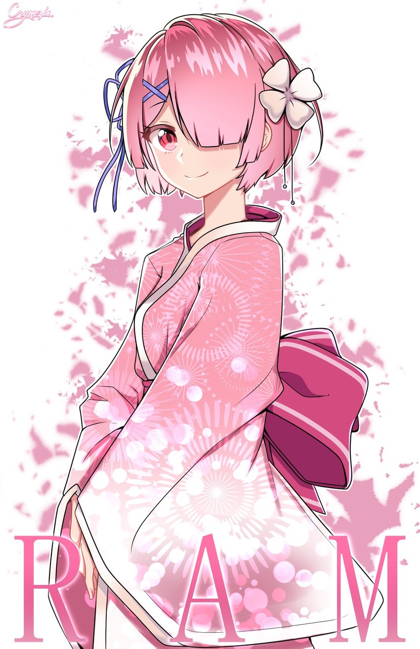 ram (re:zero kara hajimeru isekai seikatsu) drawn by crymsie