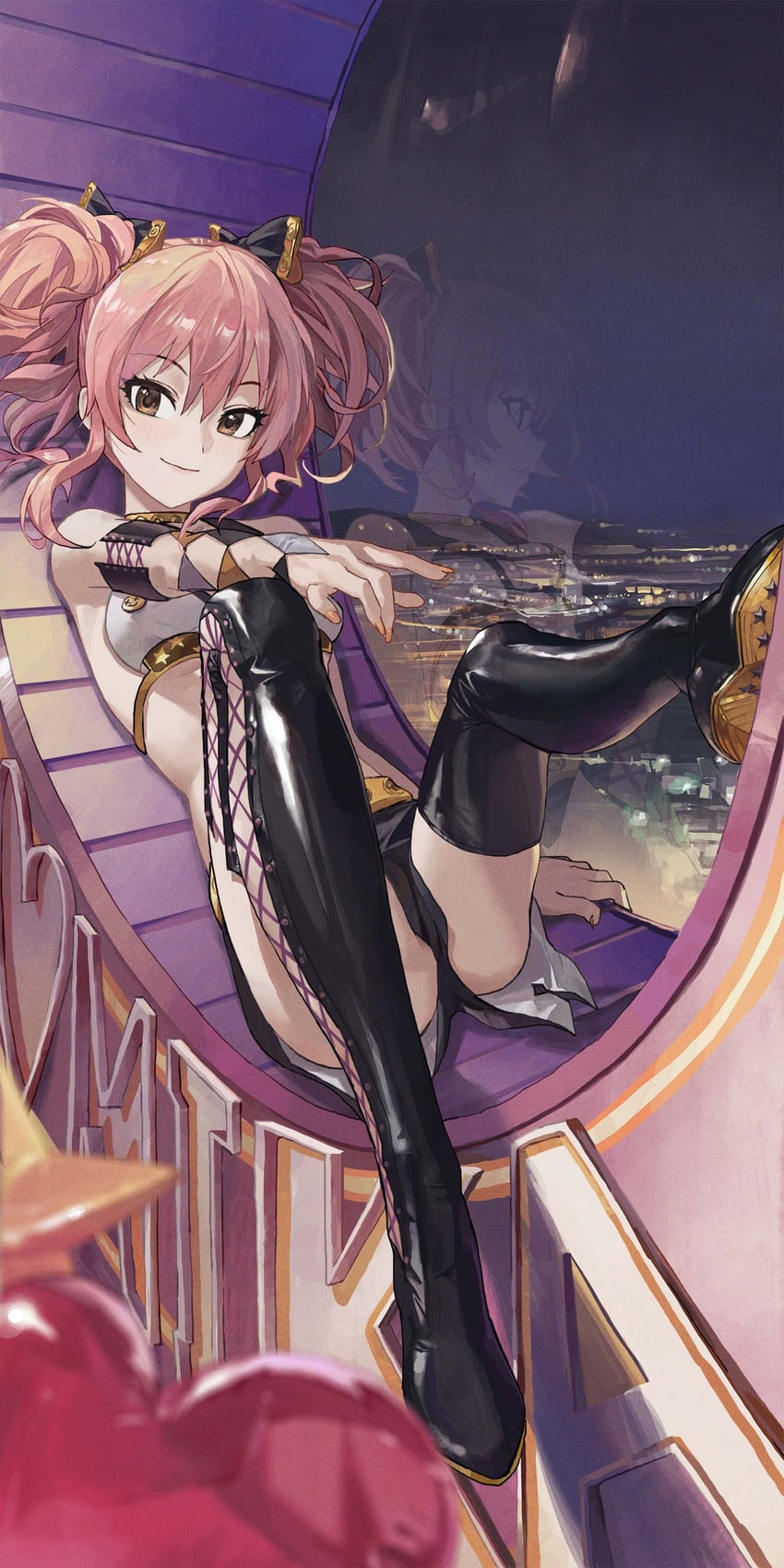 jougasaki mika (idolmaster and 2 more) drawn by yinrain0023