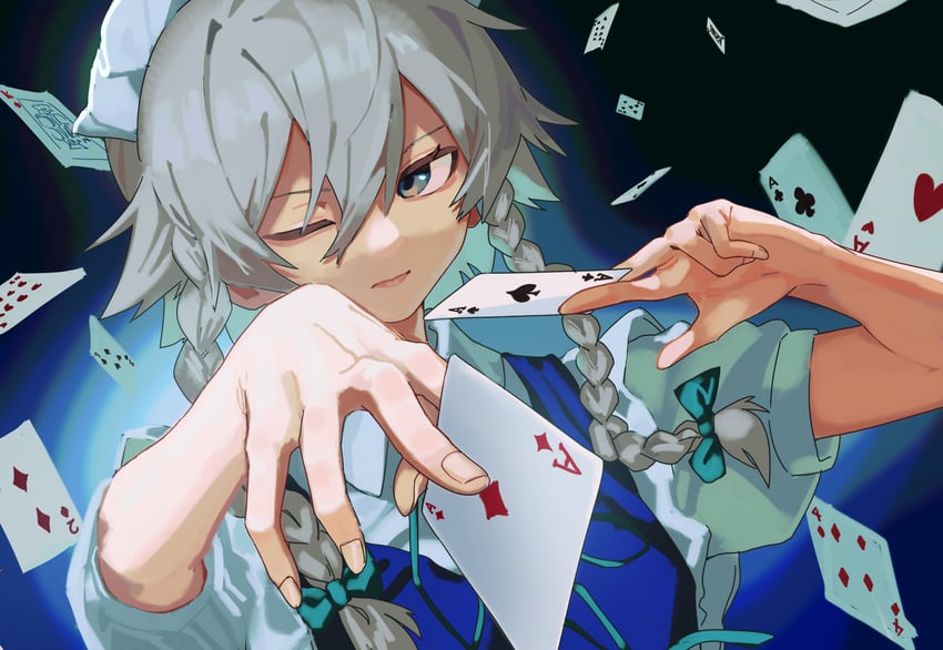 izayoi sakuya (touhou and 1 more) drawn by tuck_(tuck23978434)