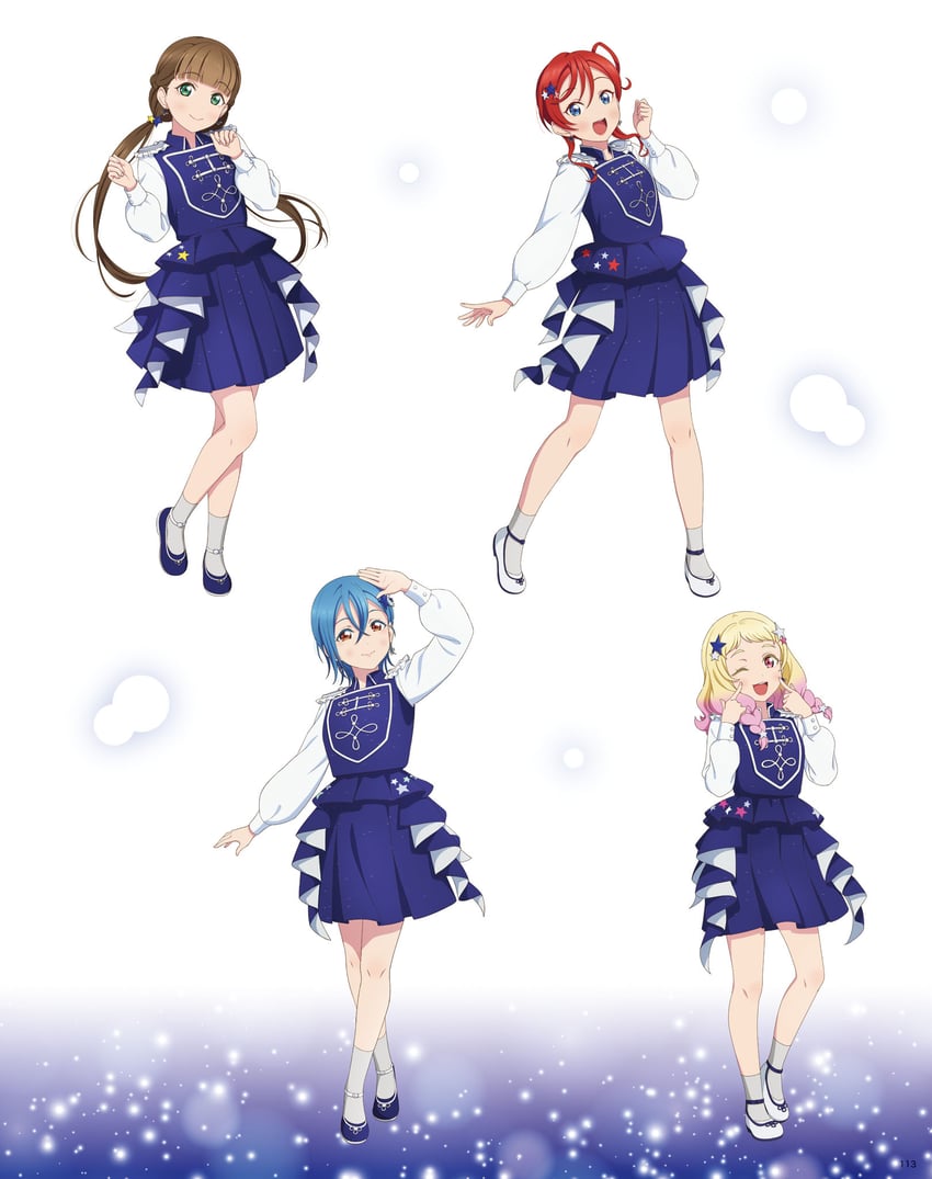 wakana shiki, yoneme mei, onitsuka natsumi, and sakurakoji kinako (love live! and 1 more)