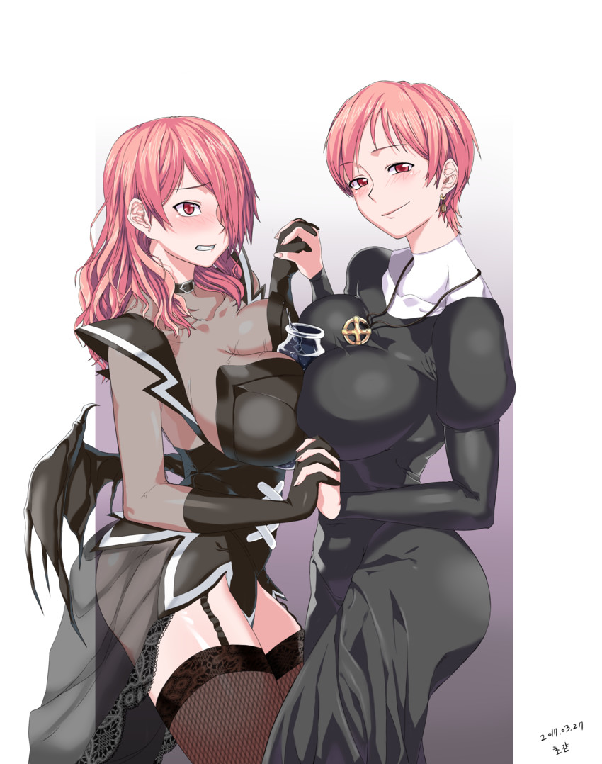 succubus and kristell (mabinogi) drawn by hip-hop_nyang-i