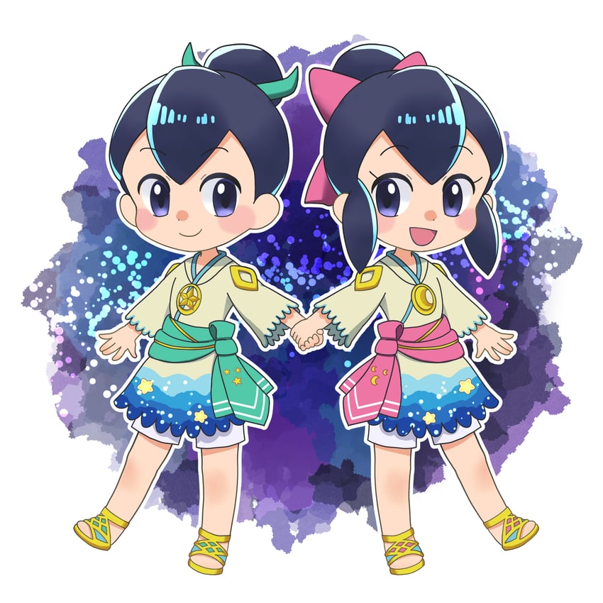liza and tate (pokemon and 1 more) drawn by tsugumokei