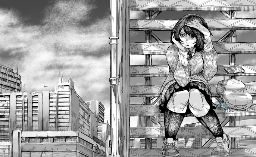 hatsune miku (original and 2 more) drawn by beffen_m
