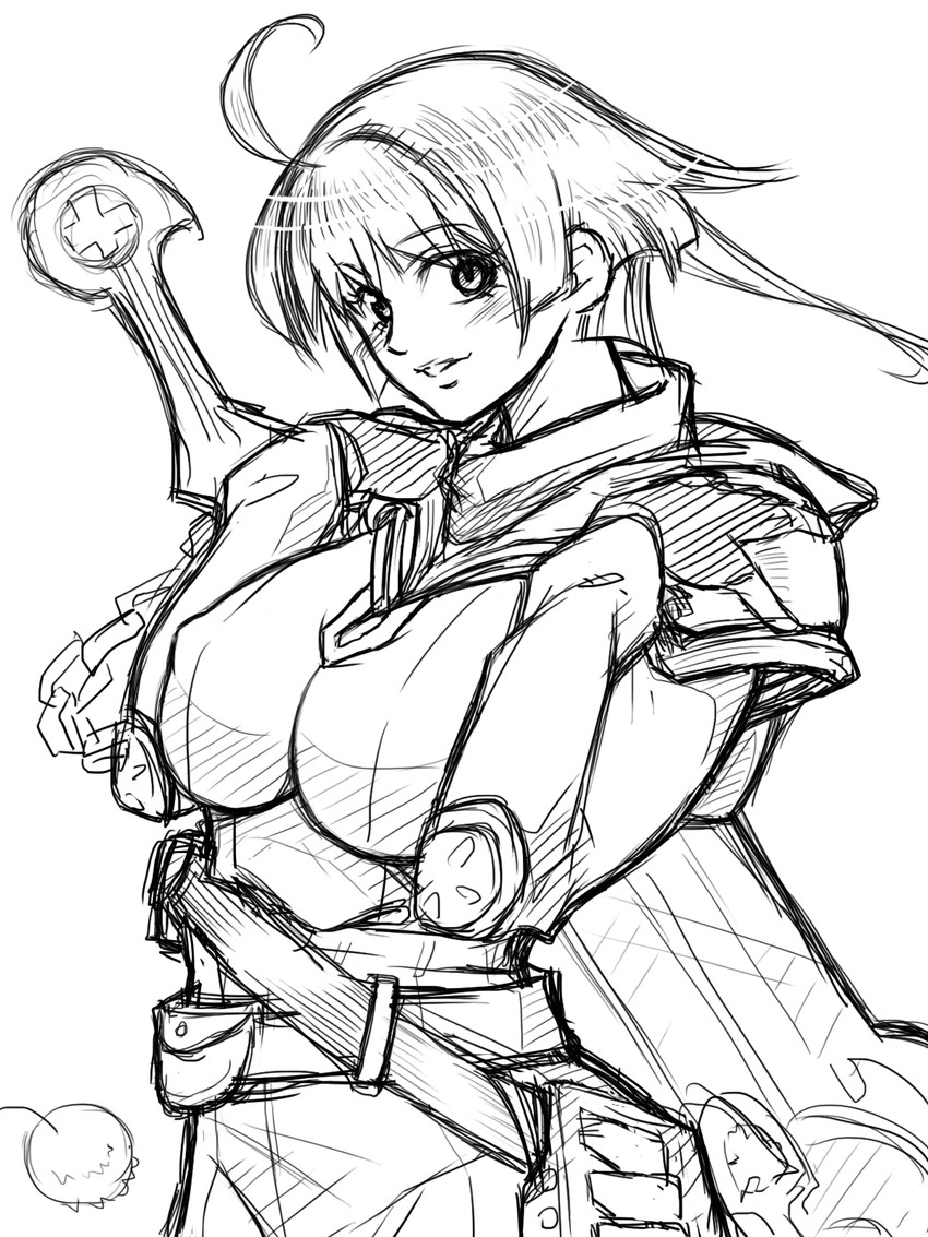 moogle and marche radiuju (final fantasy and 2 more) drawn by ichihii_sakumo