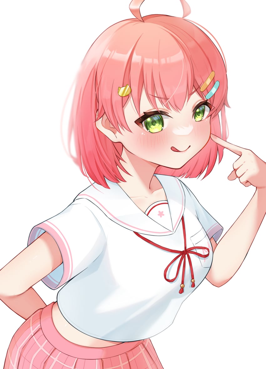sakura miko (hololive) drawn by ai_(u_e_o_o)