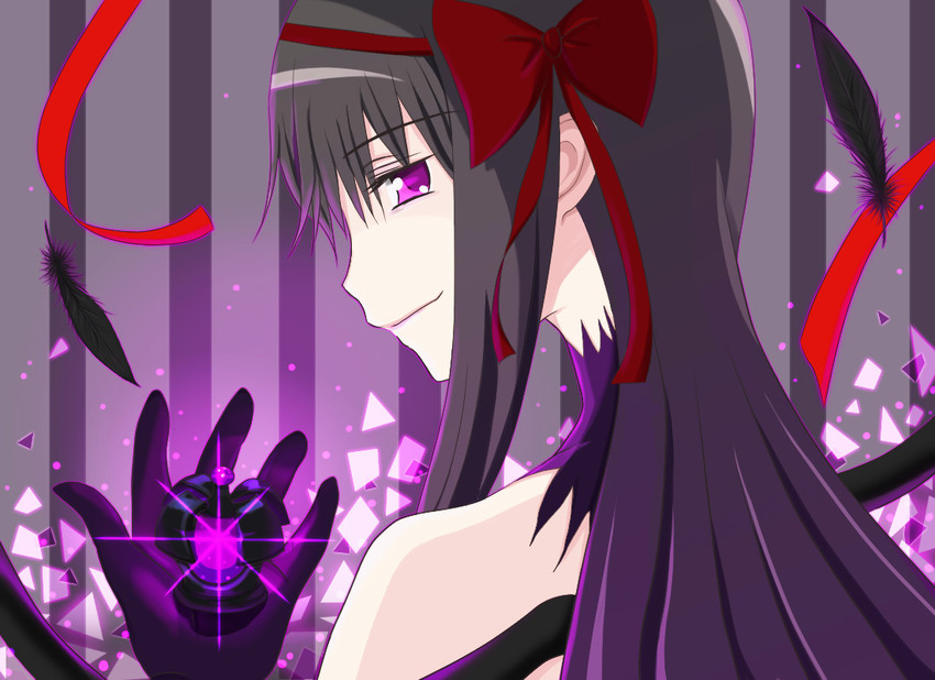 akemi homura and akuma homura (mahou shoujo madoka magica and 1 more) drawn by maedchen_(nemuiham)