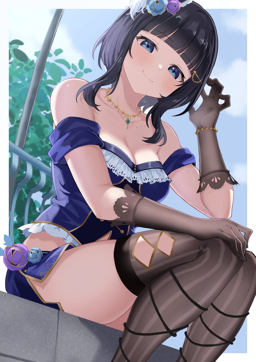 asaka karin (love live! and 1 more) drawn by yuu_(shampoohatslime)