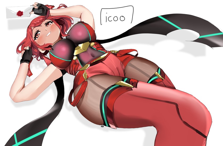 pyra (xenoblade chronicles and 2 more) drawn by icoo