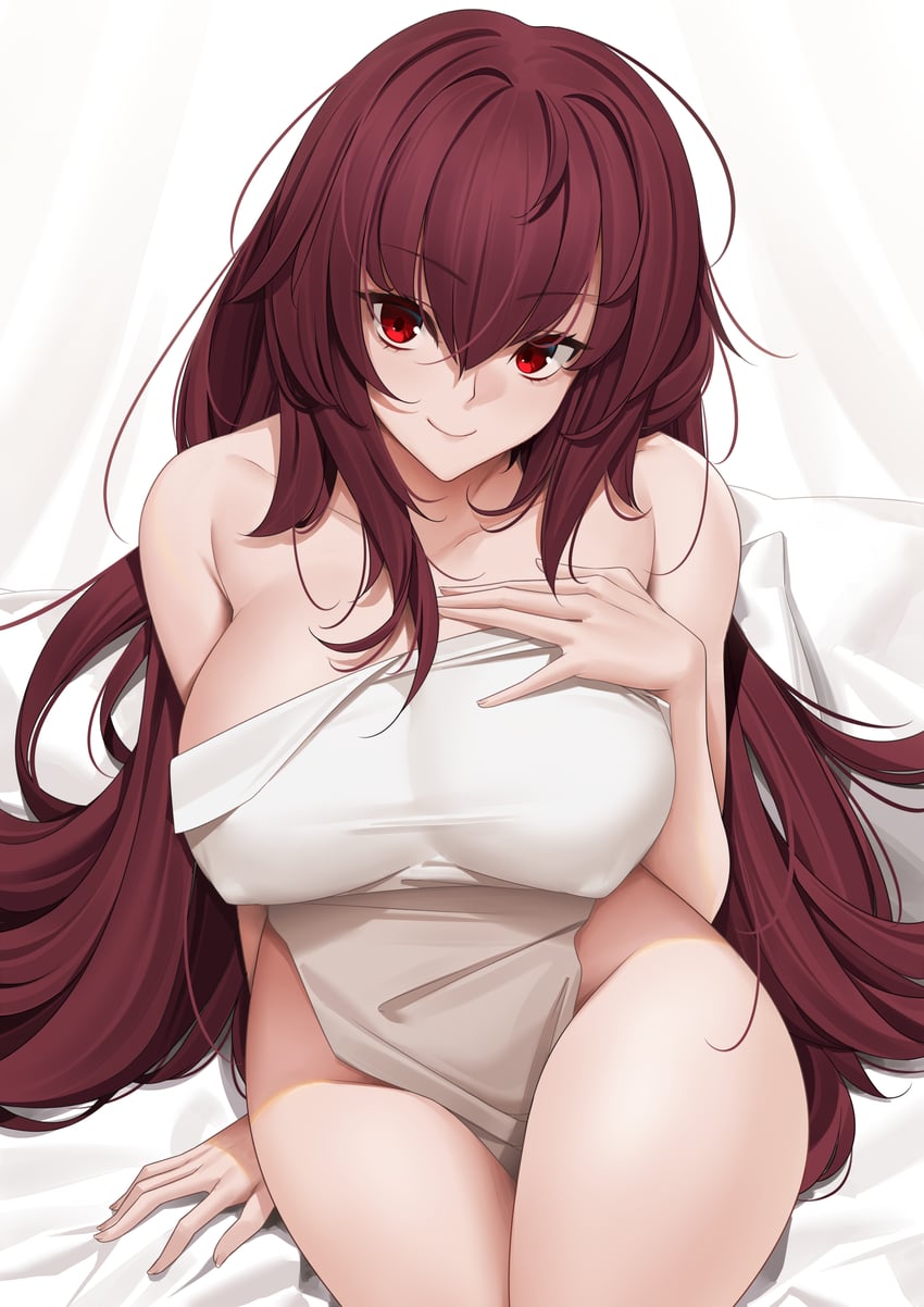 scathach (fate and 1 more) drawn by tony_guisado