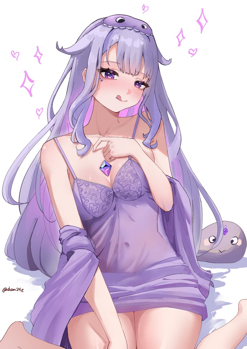 koseki bijou and pebble (hololive and 1 more) drawn by adammaarr