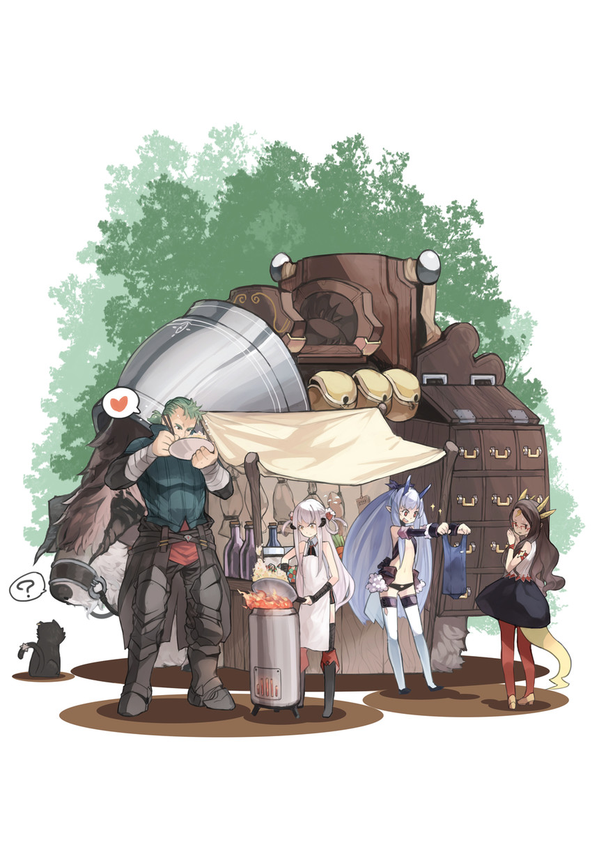 waechter, eli amethyst, and shiro elias (pixiv fantasia and 1 more) drawn by primrose