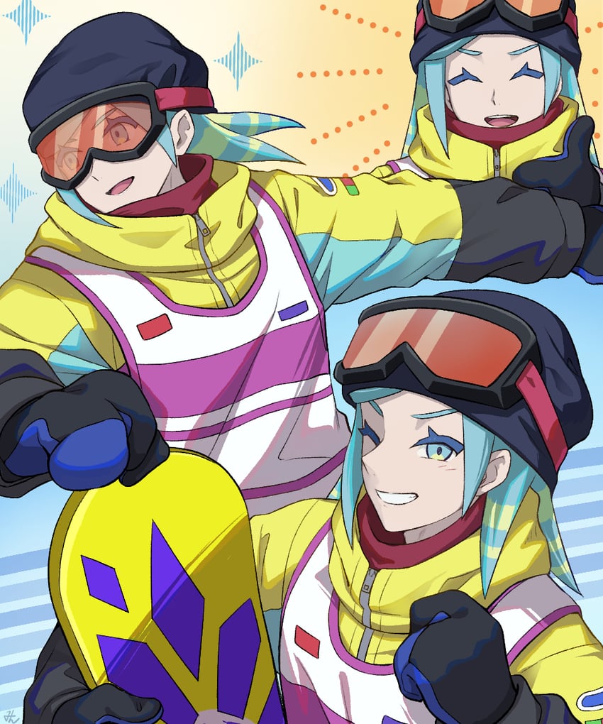 grusha (pokemon and 1 more) drawn by min_(myna8247)